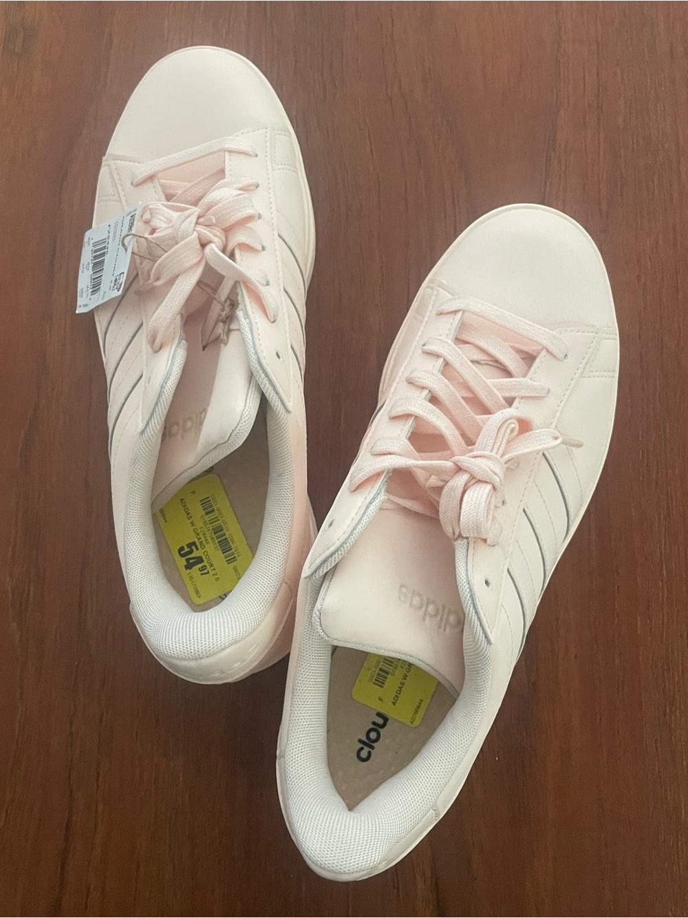 Adidas tennis Grand Court 2.0 pink sneakers NEW size 10